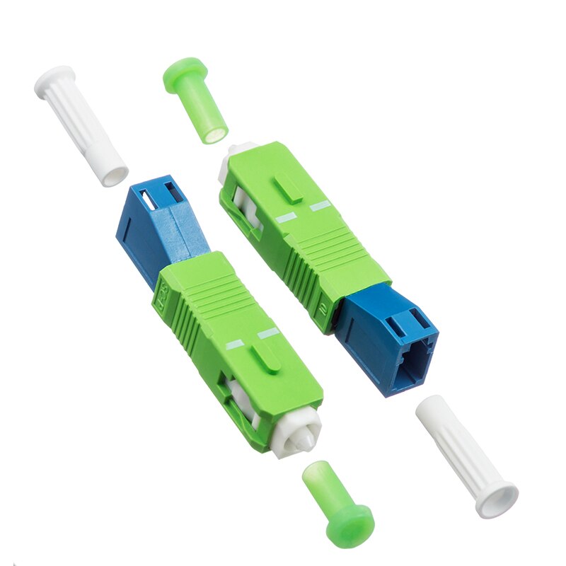 SC APC Male to LC UPC Female Hybrid Fiber Optic Adapter Fiber Connector SC-LC Singlemode Optical Adaptor