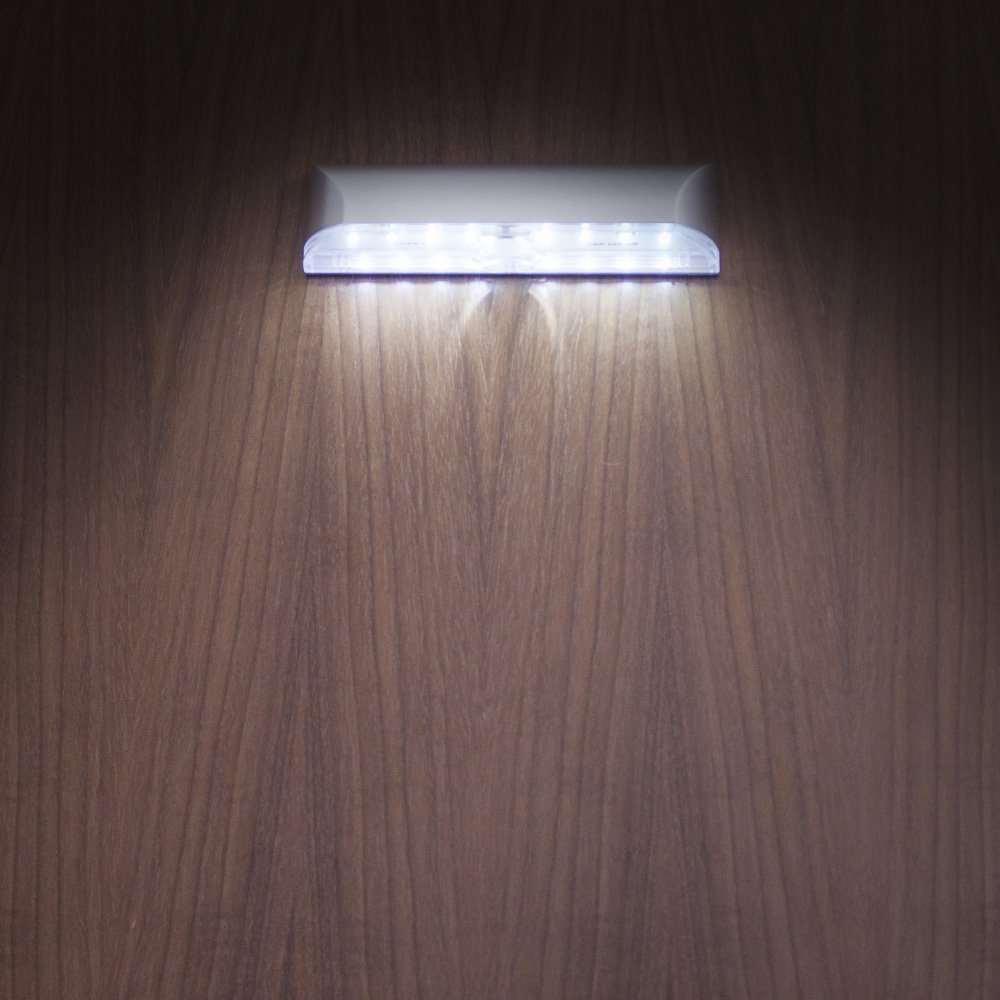 Lightinbox kabinet lys lampe pir auto nøglehul led sensor super hvid detektor trådløs lys lampe