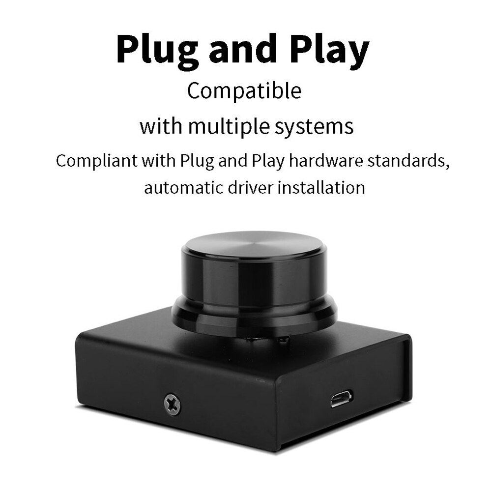 Volume Controller Multimedia Computer Volume Controller Knob with One-Click Mute Function for Laptop