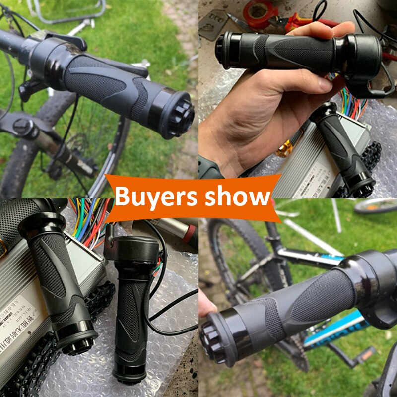 Poignée à gaz pour vélo électrique Ebike, contrôle de la vitesse de l&#39;accélérateur, 24V 36V 48V 60V 72V, pour moteur Bafang BBS01B BBS02B BBSHD