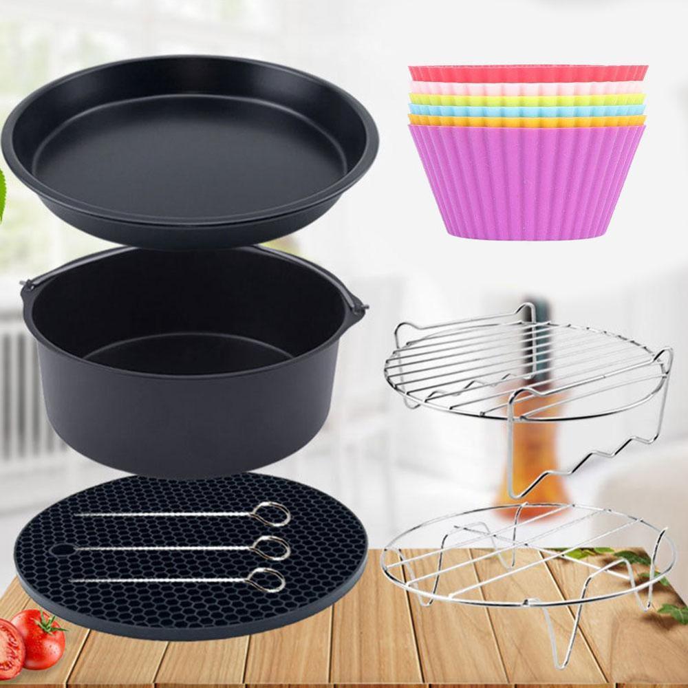Air Fryer Accessories for Gowise Phillips Cozyna and Secura, Set of 7, all Airfryer electric fryer 5.3QT to 5.8QT
