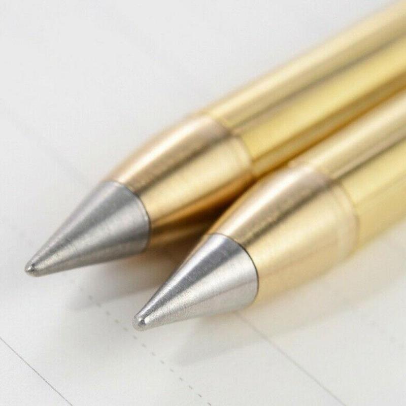 Retro Pure Brass Inkless Metal Pencil High-grade Pure Copper Pencil Business Office Signature Pencil Stationery