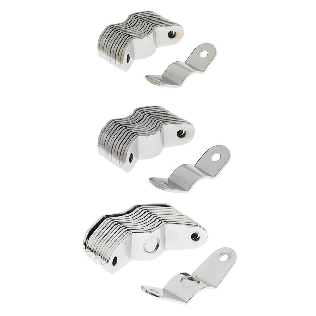 12 Pcs Bass Drum Attach for Dia. 16/22/25mm Stand Holder Tube