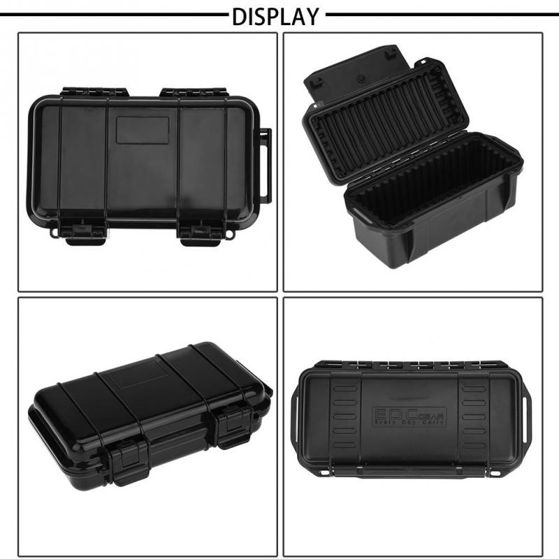 Cajas impermeables a prueba de golpes Caja de Herramientas sellada de plástico caja de almacenamiento hermética de aparatos electrónicos caja de transporte con forro de espuma