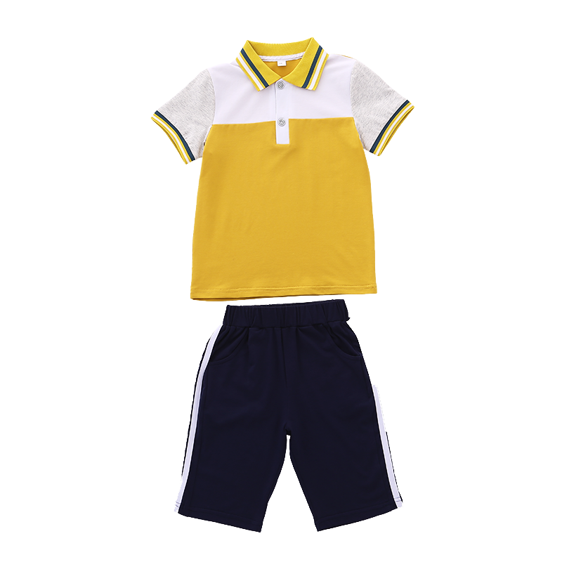 Jk uniform primary school short-sleeved school uniform summer children's sports suit kindergarten uniform