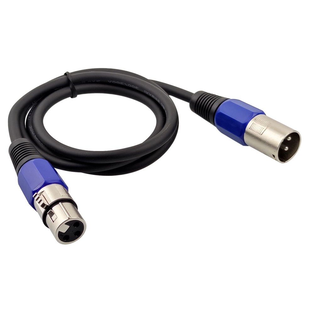 3-PIN DMX Signal Lines 1M 3-PIN XRL DMX Cable Stage Lighting Equipment