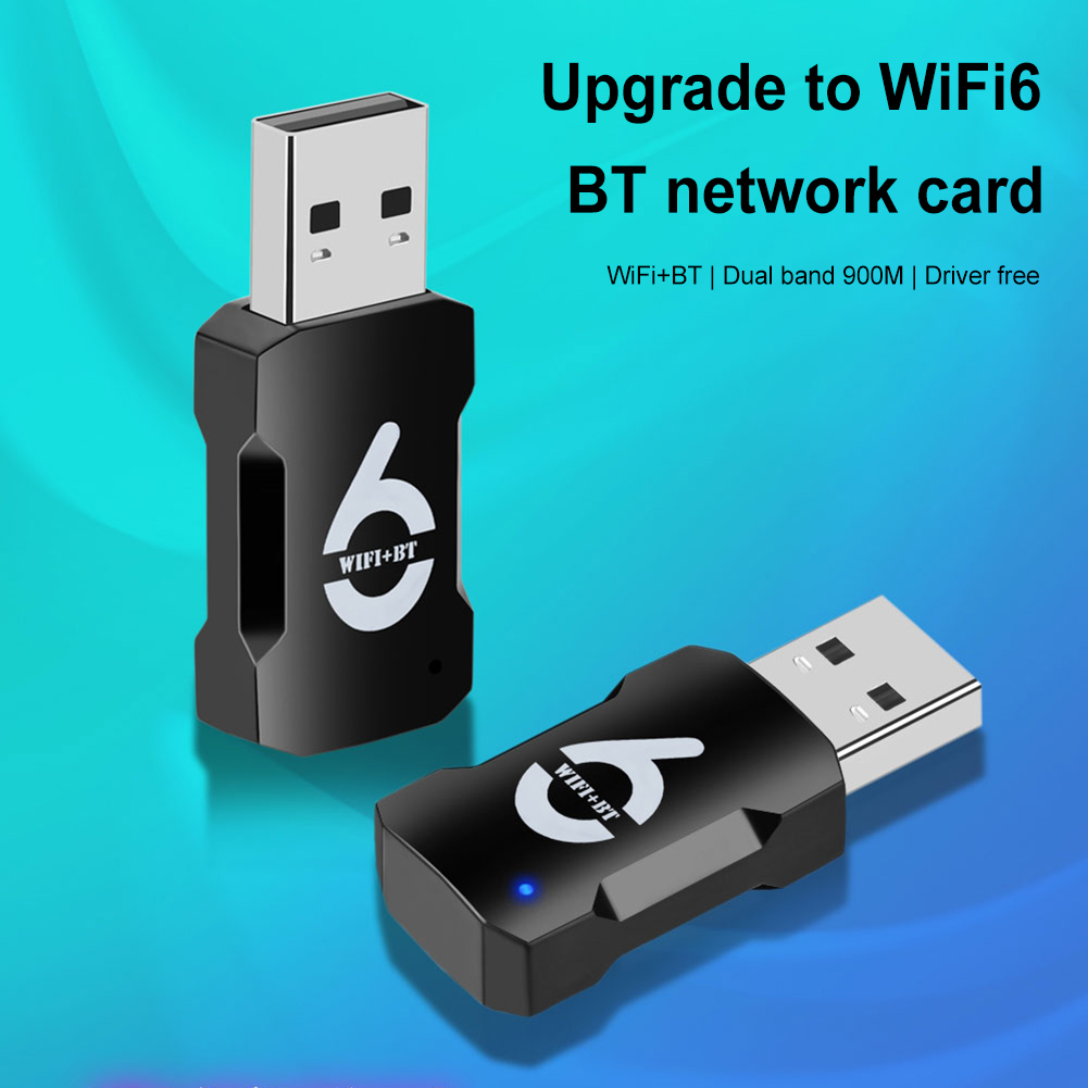 AX915 WIFI 6 USB WiFi Bluetooth Adapter Dual Band 2.4/5.8Ghz Wireless External Receiver 900Mbps WiFi Dongle for Windows 10/11