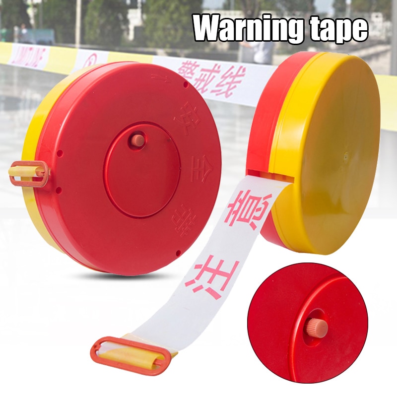 100m Polyester Safety Cordon Reflective Ribbon Warning Night Reflective Strip Runway Belt LHB99