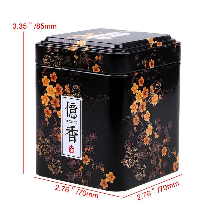 1PC Jahrgang Caddie Pastoralen Süssigkeit Zinn Mini Eisen Lagerung Boxen Versiegelt Kaffee Pulver Dosen Blätter Container Metall Veranstalter