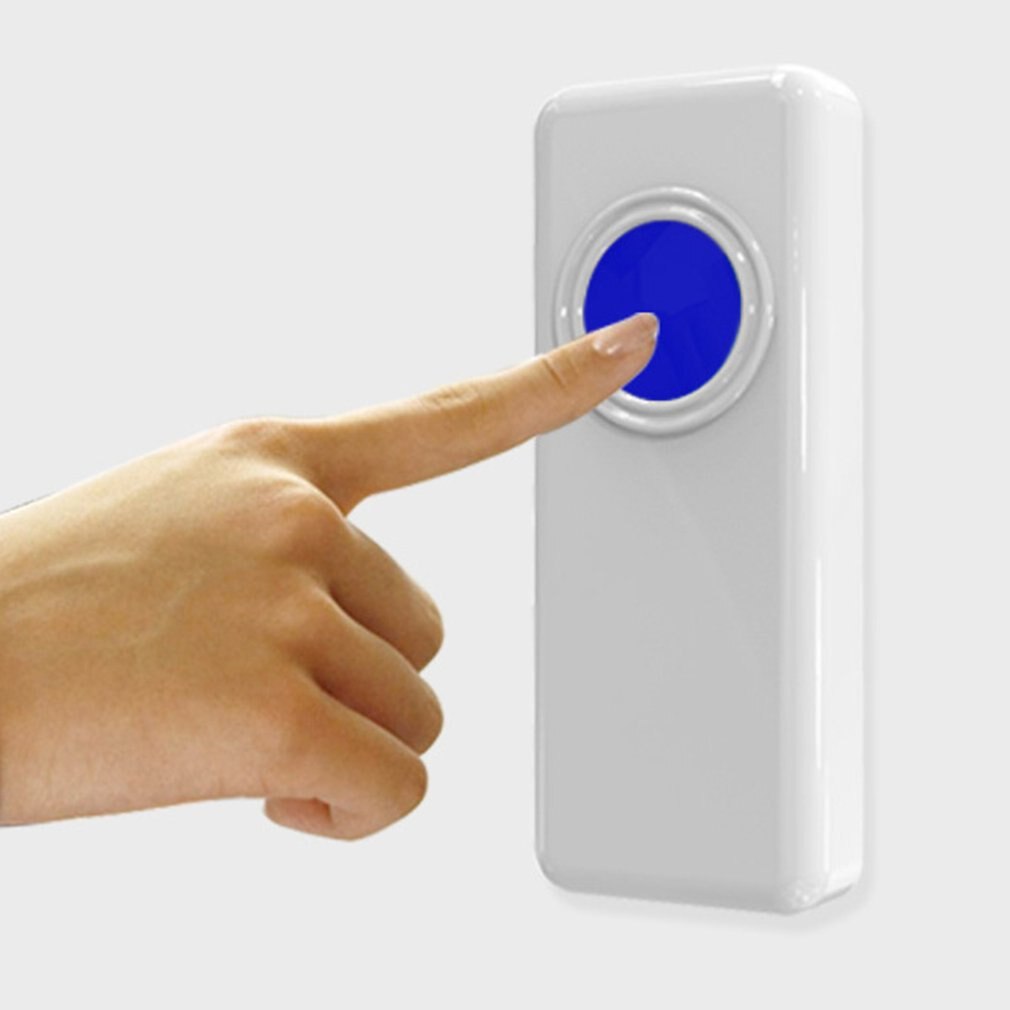 Home Security Welcome Wireless Doorbell Smart Chimes Doorbell Alarm Waterproof Touch Button Electric Supply ACEHE