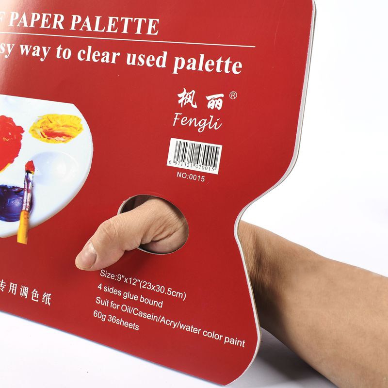 A4/8K Wegwerp Scheur Papier Palet Aquarel Verf Palet Papier Pad Voor Kunstenaar Acryl Olieverf Gouache art Supplies