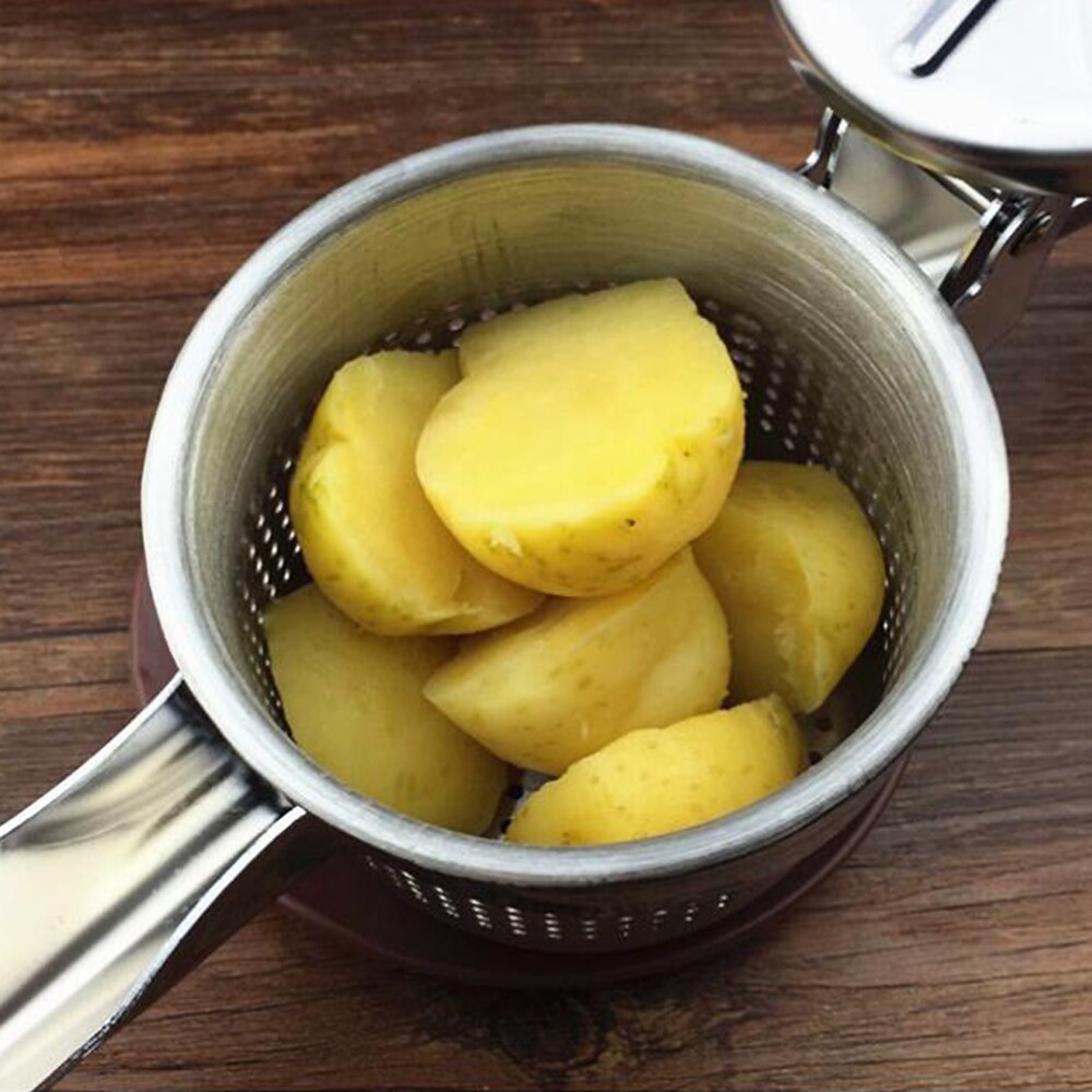 Kartoffelpresser i rustfrit stål frugtgrøntsagspresse kartoffelgnocchi 3