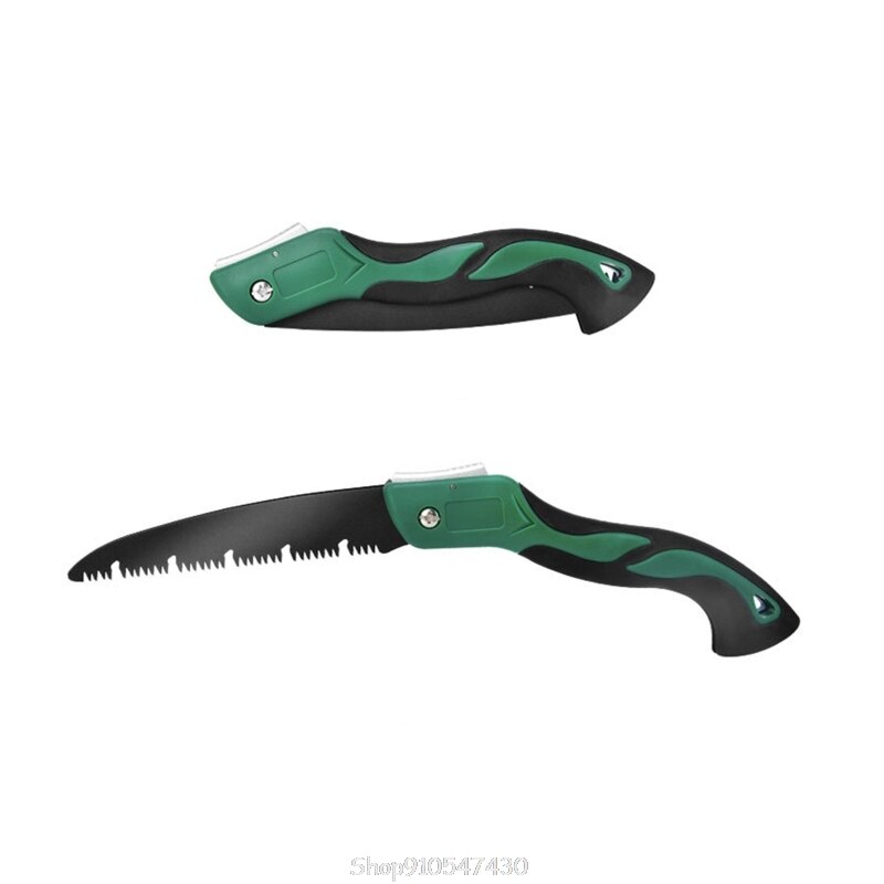 Opvouwbare zaag met handschoenen, vlijmscherp blad, stevige grip voor het zagen van hout, snoeischaar voor bomen, snoeien  n02 20