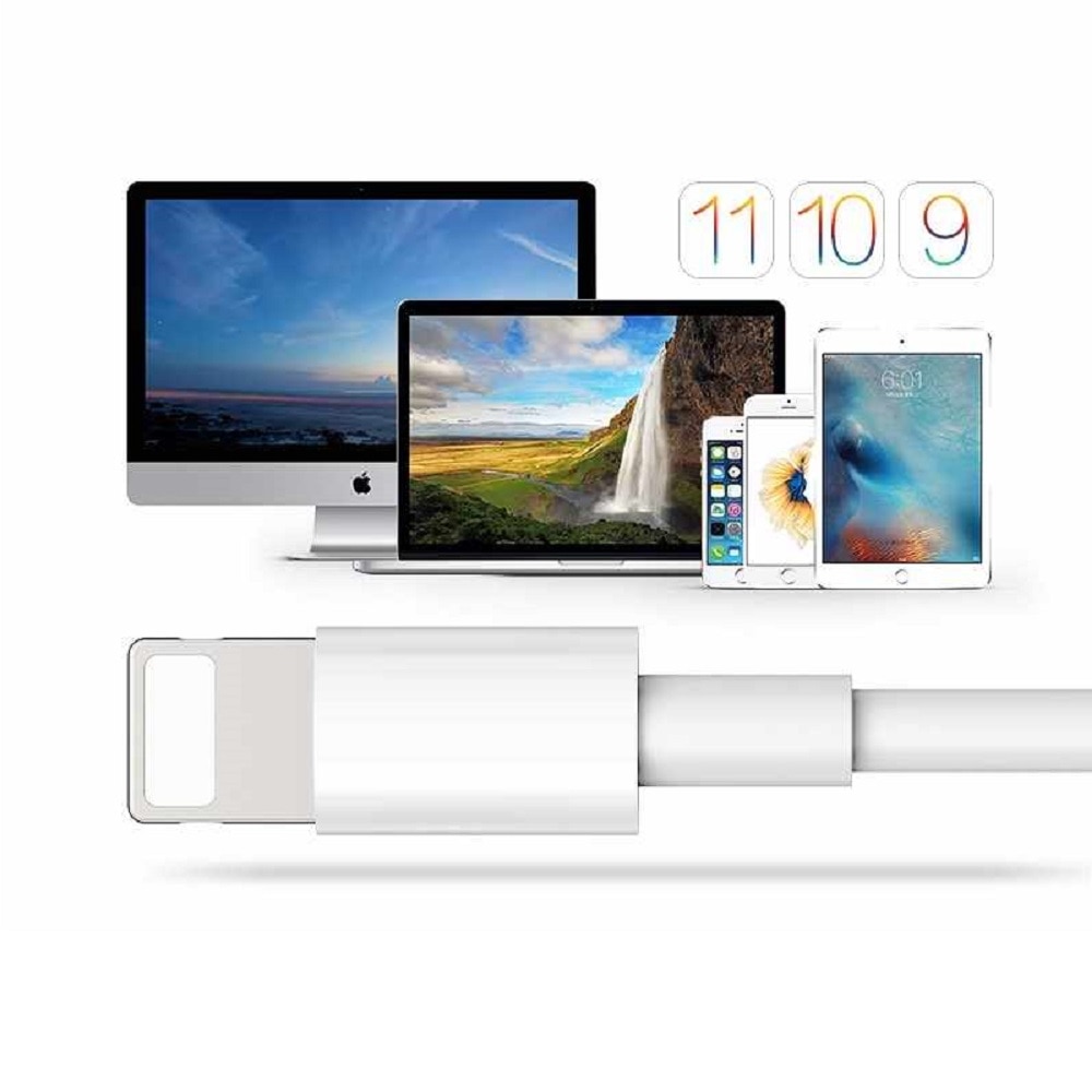 8 Pin Lightning Usb Charger Kabel Compatibel Met Apple Iphone 5 5C 5S 6 6S 7 Plus X xs Xr 11 Pro Se Voor Data Opladen