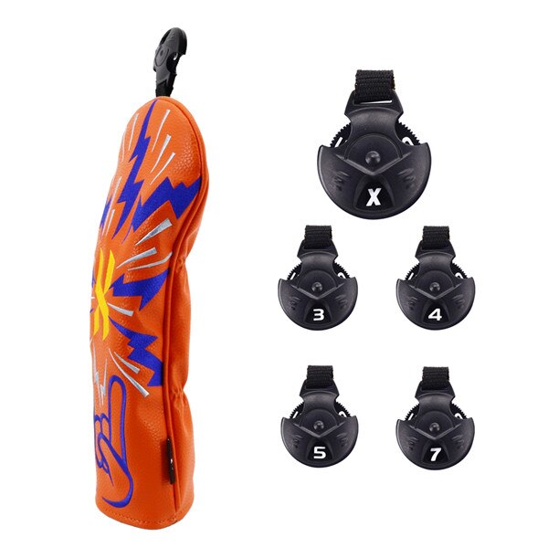 Grandes dientes Universal Golf Club cabeza cubre Driver/carenado/híbrido/Roca: Fairway Cover X