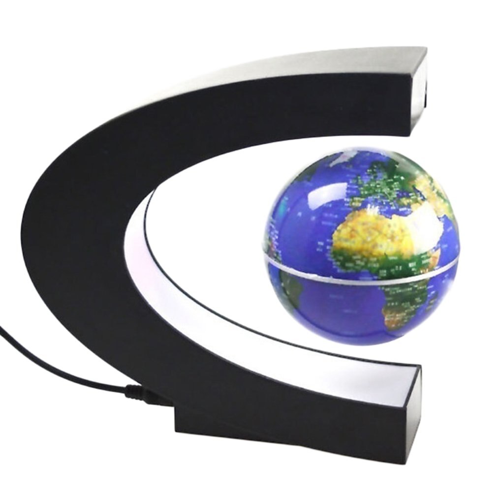 Lévitation Anti-Gravité Globe Magnétique Flottant Globe Carte Du Monde avec LUMIÈRE LED Pour enfants Maison Bureau Bureau Décoration