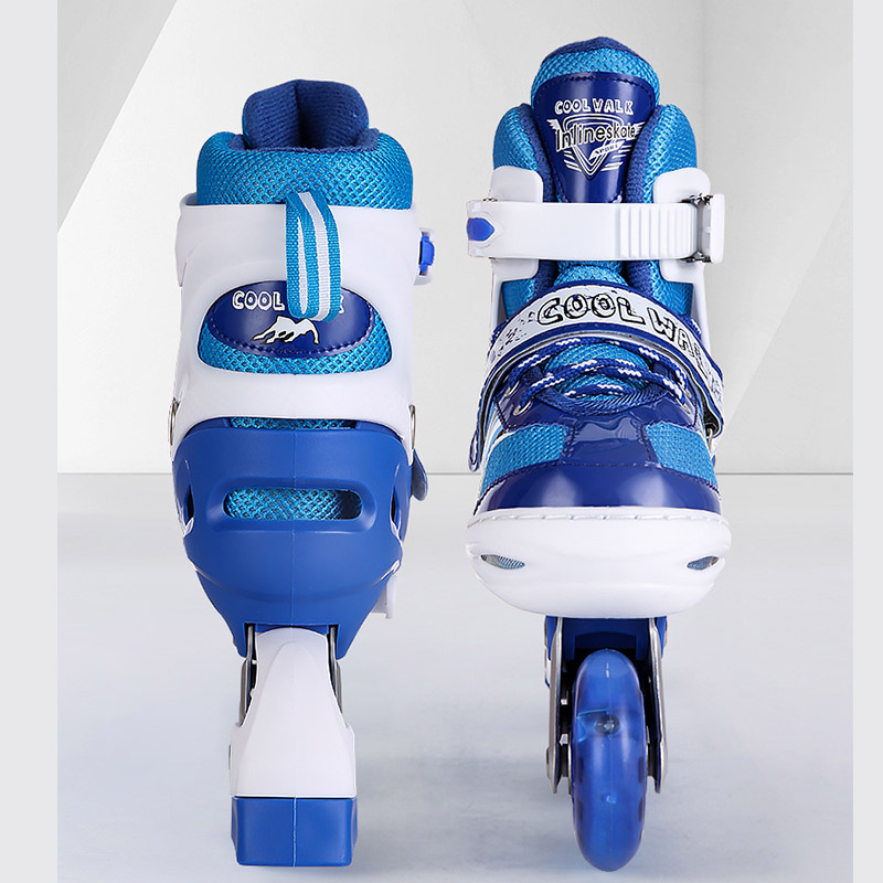 Patines ajustables para niños y niñas, conjunto completo de patines en línea individuales para principiantes