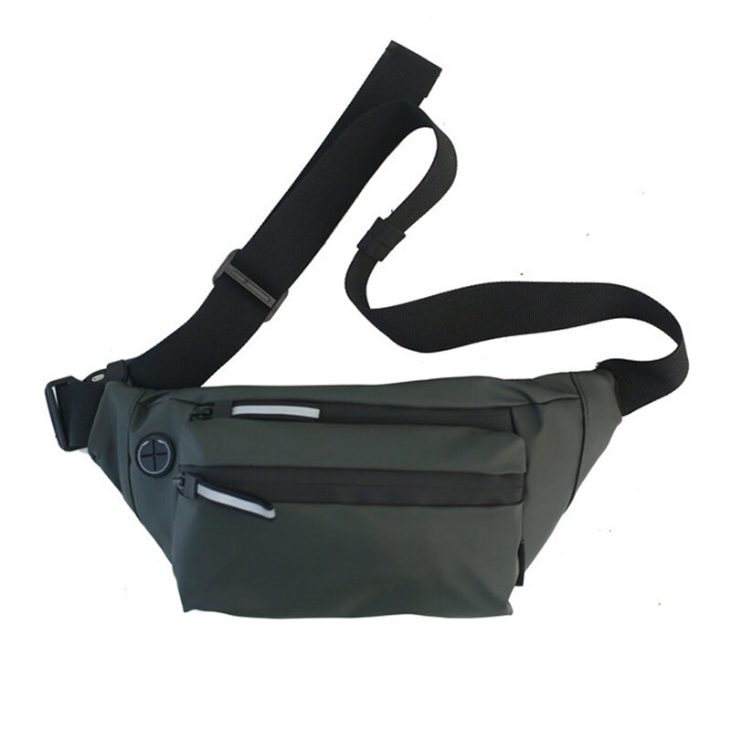 Waterdichte Vrouwen Heuptas Fanny Pack Mode Borst Pakken Outdoor Crossbody Tas Grote Capaciteit Unisex Riem Tassen Hip Taille Packs: Light gray  Belt bag