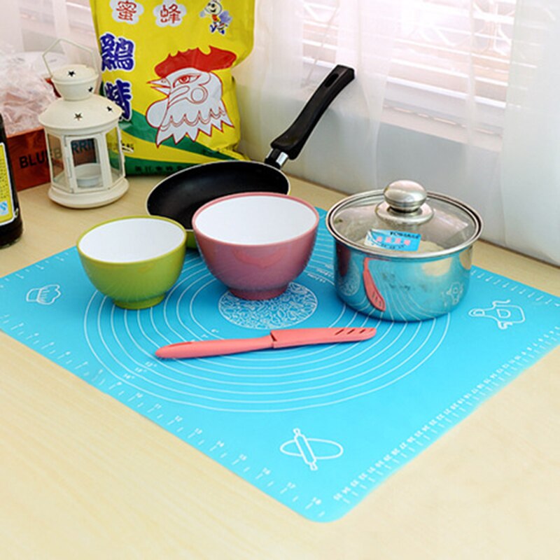 Grote Maat Keuken Gereedschap Deeg Mat Bakken Broodplank Snijplank Silicagel Pad Kneden Deeg Ganmian Anti-slip Hoge -temperatuur