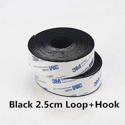 3M Velcros Adhesive Fastener Type 400/25.4mm Width Dual Lock SJ3551 Black VHB Mushroom Transparent Fastener Tape 5meter: 25mmX50cm