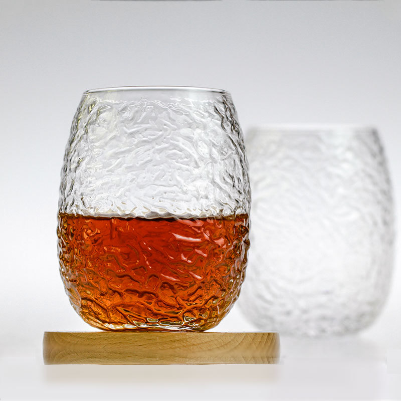 Ver à soie cocon marteau modèle manuel cristal Art vieux Verre à Whisky Verre Whisky Rock tasse bière vin verres à boire