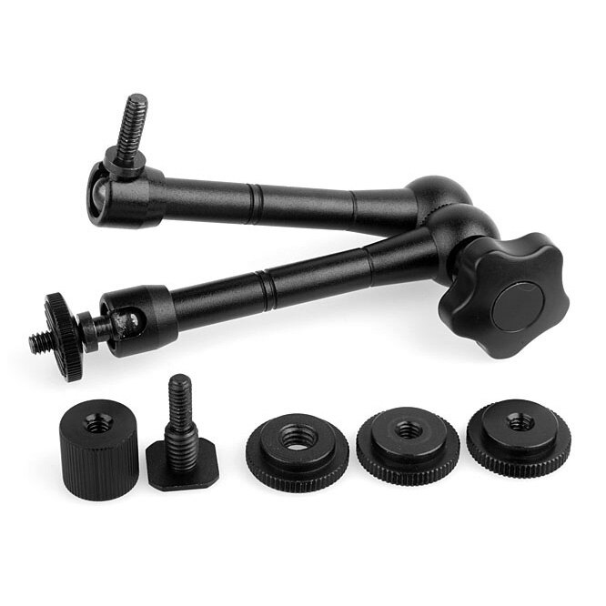 11-Inch Adjustable Magic Articulated Arm 11-Inch Strange Hand Gimbal for LCD Camera Flash Camera