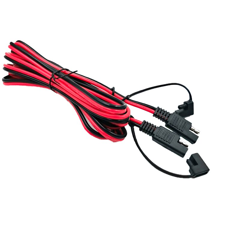 10FT 14AWG SAE to SAE Heavy Duty Extension Cable With Dust Cap