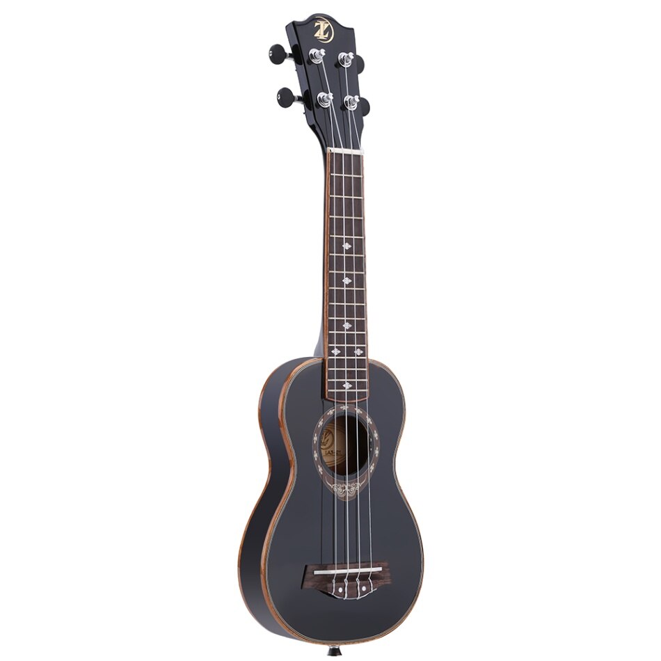 ammoon 21&quot; Ukulele Sapele Acoustic Ukulele 15 Fret 4 Strings Stringed Musical Instrument 19 Styles for Option: Style 5