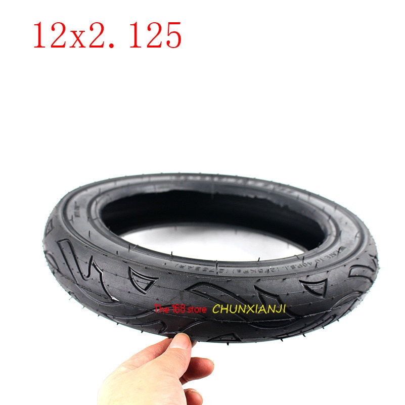 Cykelvagn urban elskoter däcksats 12 x 2.125 däck innerslang 12*2.125
