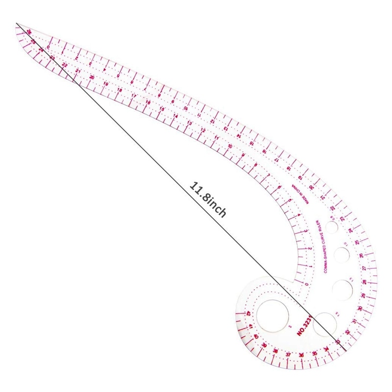 Sewing Tools 4 Pcs Sew French Curve Metric Shaped Ruler Measure for Sewing Dressmaking Pattern DIY Clothing Bendable Draw