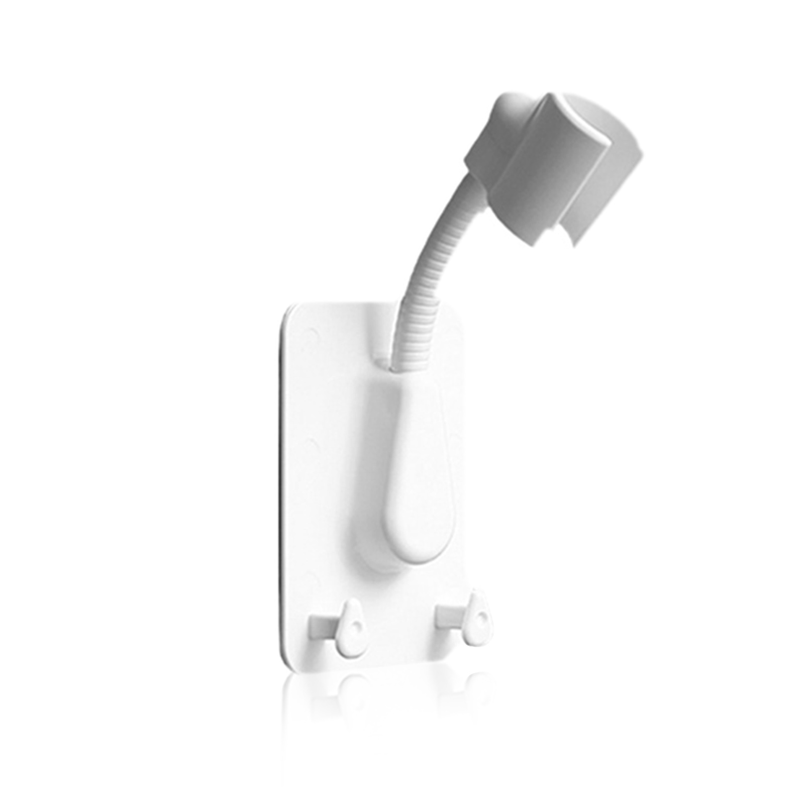 Support de pommeau de douche auto-adhésif réglable, rotation à 360 °, support mural, accessoires de spa, 1 pièce: Chrome