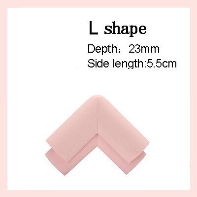 4 Teile/los Art Beweis Silikon Tisch Schreibtisch Ecke Rand Winkel Abdeckung Sicher Wachen Baby Schutz Sicherheit Schutz Von freundlicher freundlicher: Rosa L Form