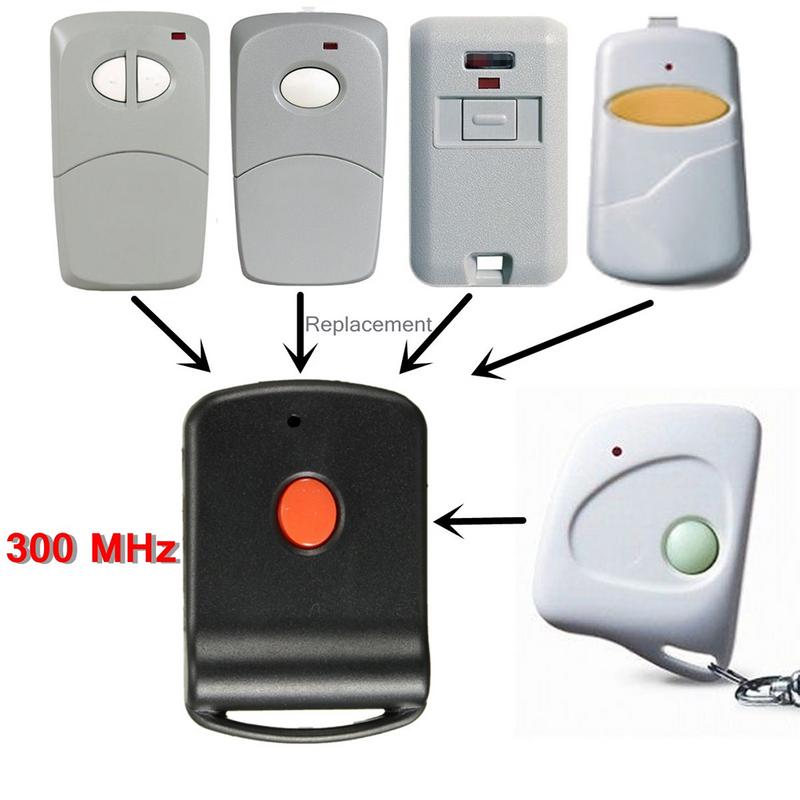 Mini Remote Garage Door Transmitter For MultiCode 3060 300mhz 3089 4120 Linear 12V Molded for keychain
