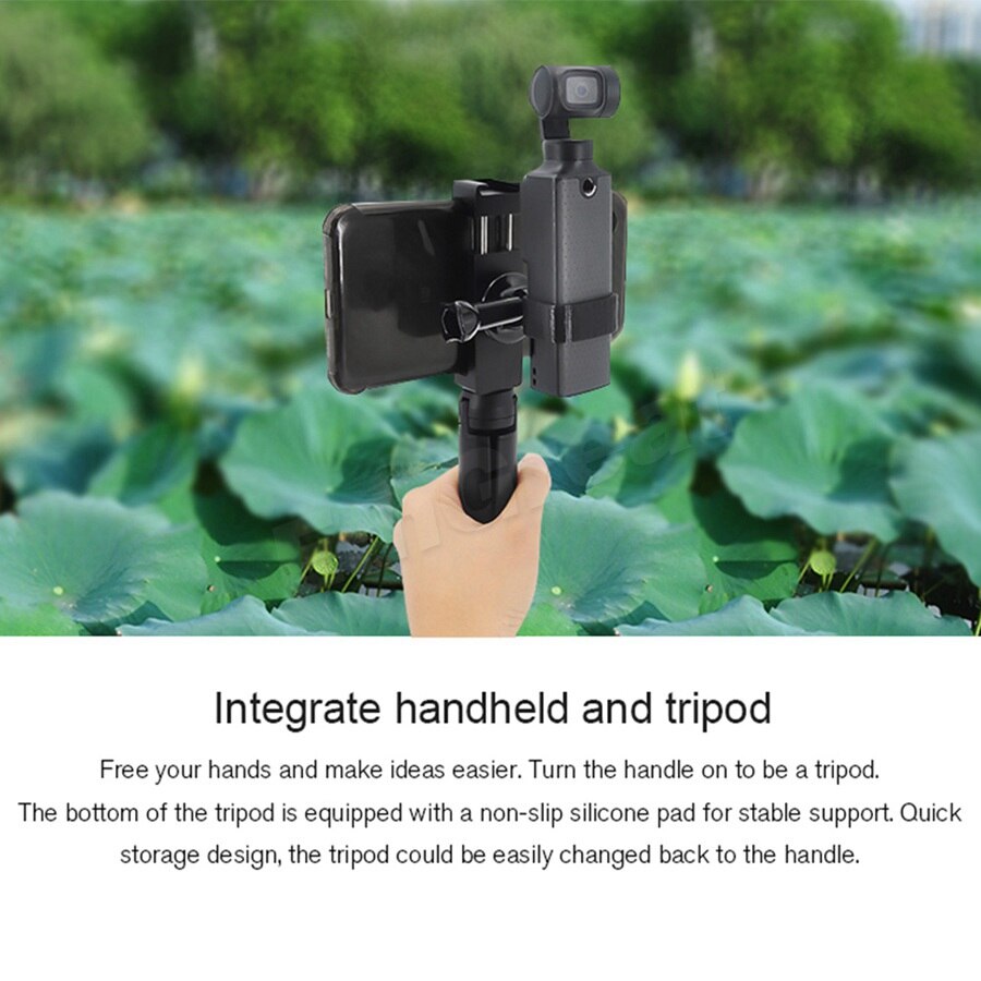 Trípode de pinza de teléfono móvil de aleación de aluminio con soporte de mano para cámara Gimbal de mano FIMI PALM