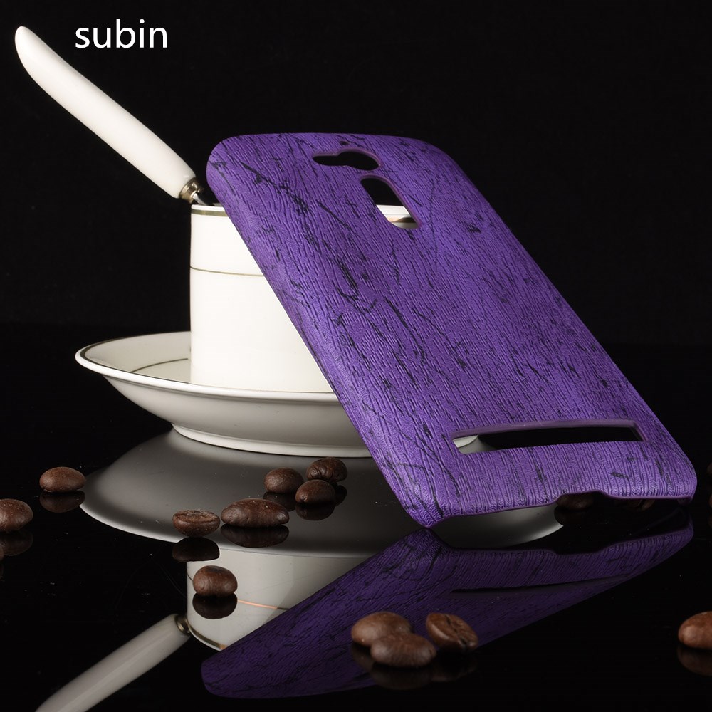 Neue Für Asus Zenfone Gehen ZB500KL Fall 5,0 zoll PU Holz leder korn handy holster Für Asus ZB500KL shell telefon-beutel-abdeckung