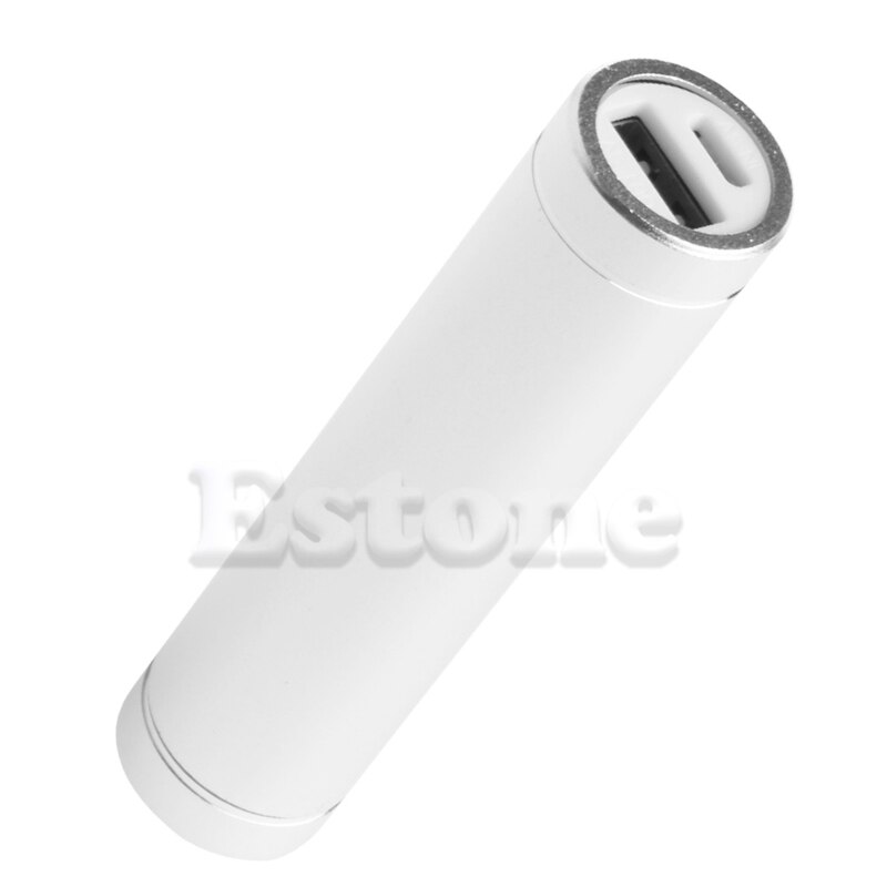 X6HB-cargador de batería portátil para móvil, caja de carga de batería para 1x18650, , USB: Blanco