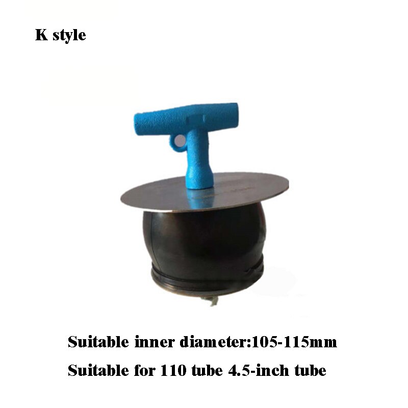 Rubber Plug With Handle Sewer Drain Pipe Plug Return Pipe Plugging Water Channel Sealing: K