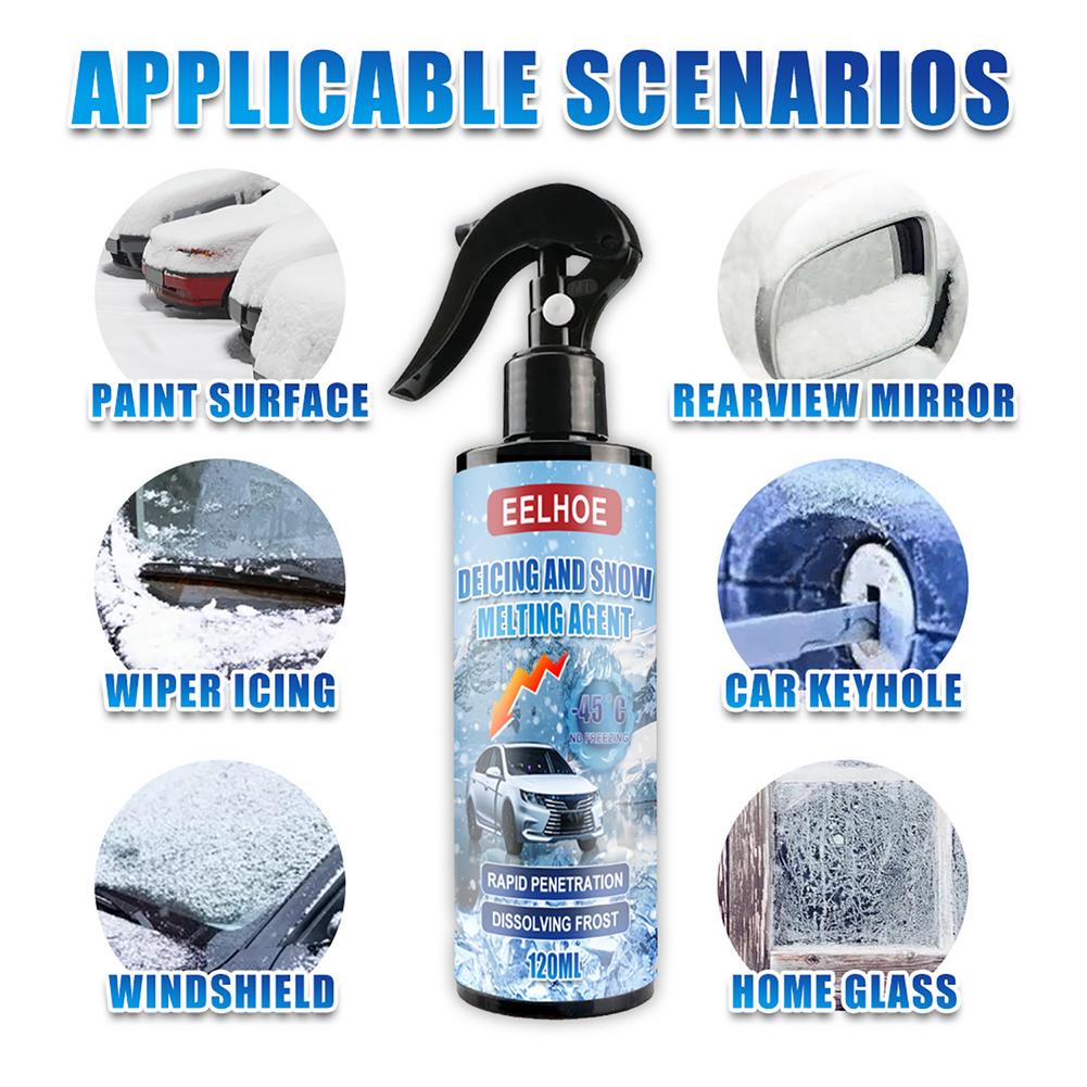 Bil is snefjerner spray afrimning sne is smeltemiddel afisning bil magisk rude forrude snefjerner spray