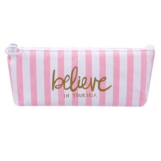 Cartuchera escolar Rosa bonita, bolsa de lápiz de tela, cartuchera de lápices de colores, cartuchera, bolsa escolar para estudiantes, Plumier: Sshu