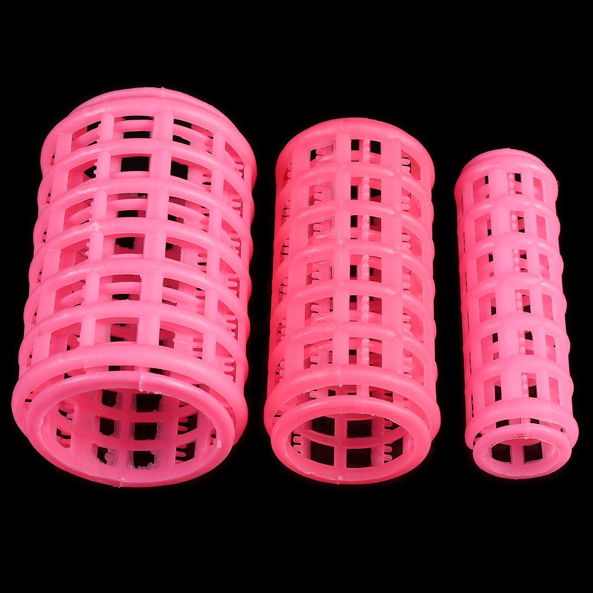 15pcs/Set Plastic Hair Curler Roller Large Grip Styling Roller Curlers Hairdressing DIY Tools Styling Home Use Hair Rollers
