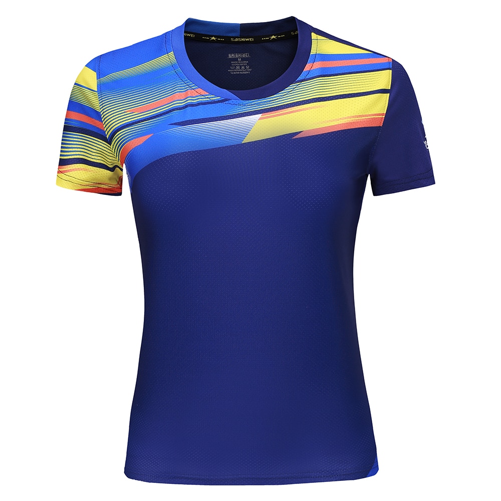 The Women Golf Shirts Sports t-shirt tops tees Breathable Clothing Badminton Men&#39;s T-shirt Table Tennis Clothes Shirt