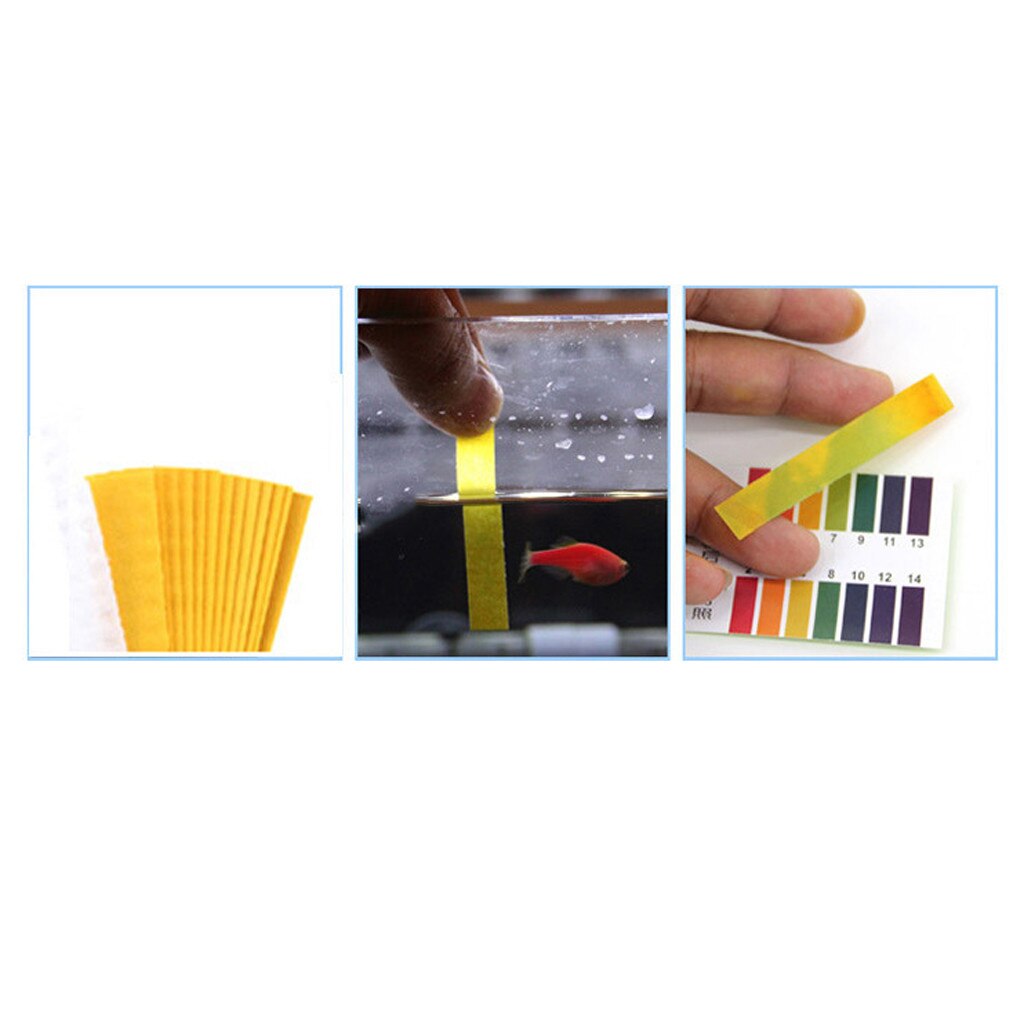 Kit de prueba de Ph de acuario Tropical, para tanque de peces de agua fría, 80 tiras de prueba