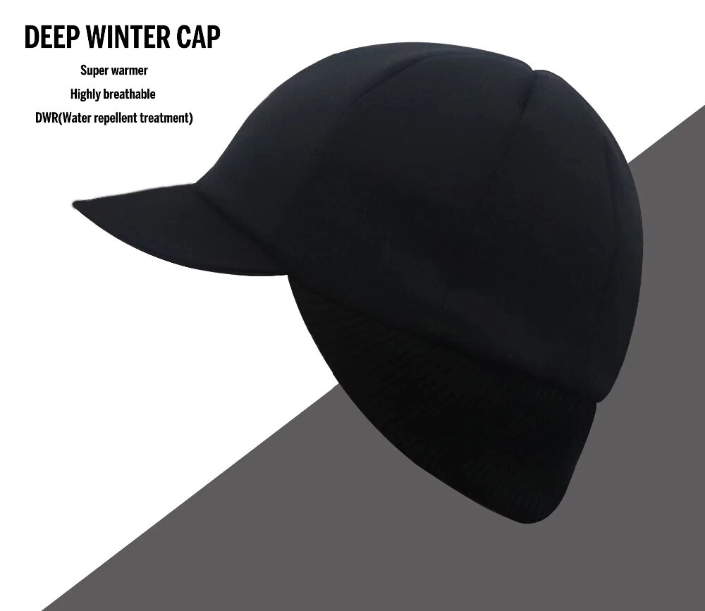 Fler märken vinter termisk dubbelskikt cykling mössa mycket andas skyddar örat cykel hatt