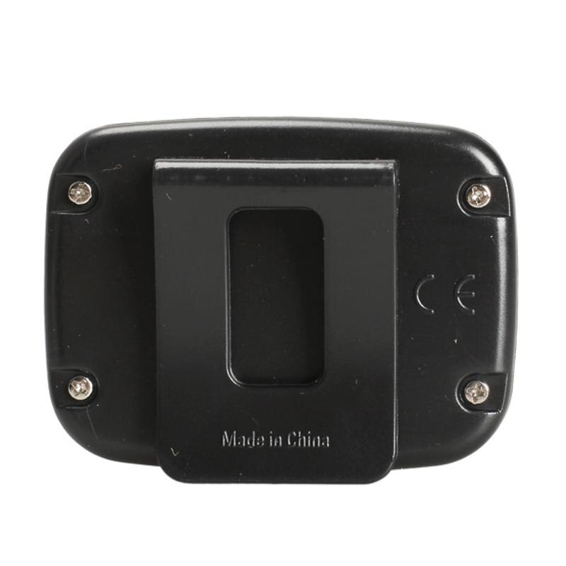 LCD Display Run Step Pedometer Walking Detection Distance Calorie Counter Passometer Black 3 Counting Modes 4.5 x 3.5 x 1.2cm
