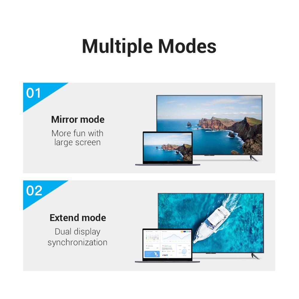 Vention Slim-Cable HDMI 2,0 para Xbox, PS3/4, PC, Monitor, Nintendo Switch, proyector, HDTV, 4K/60HZ