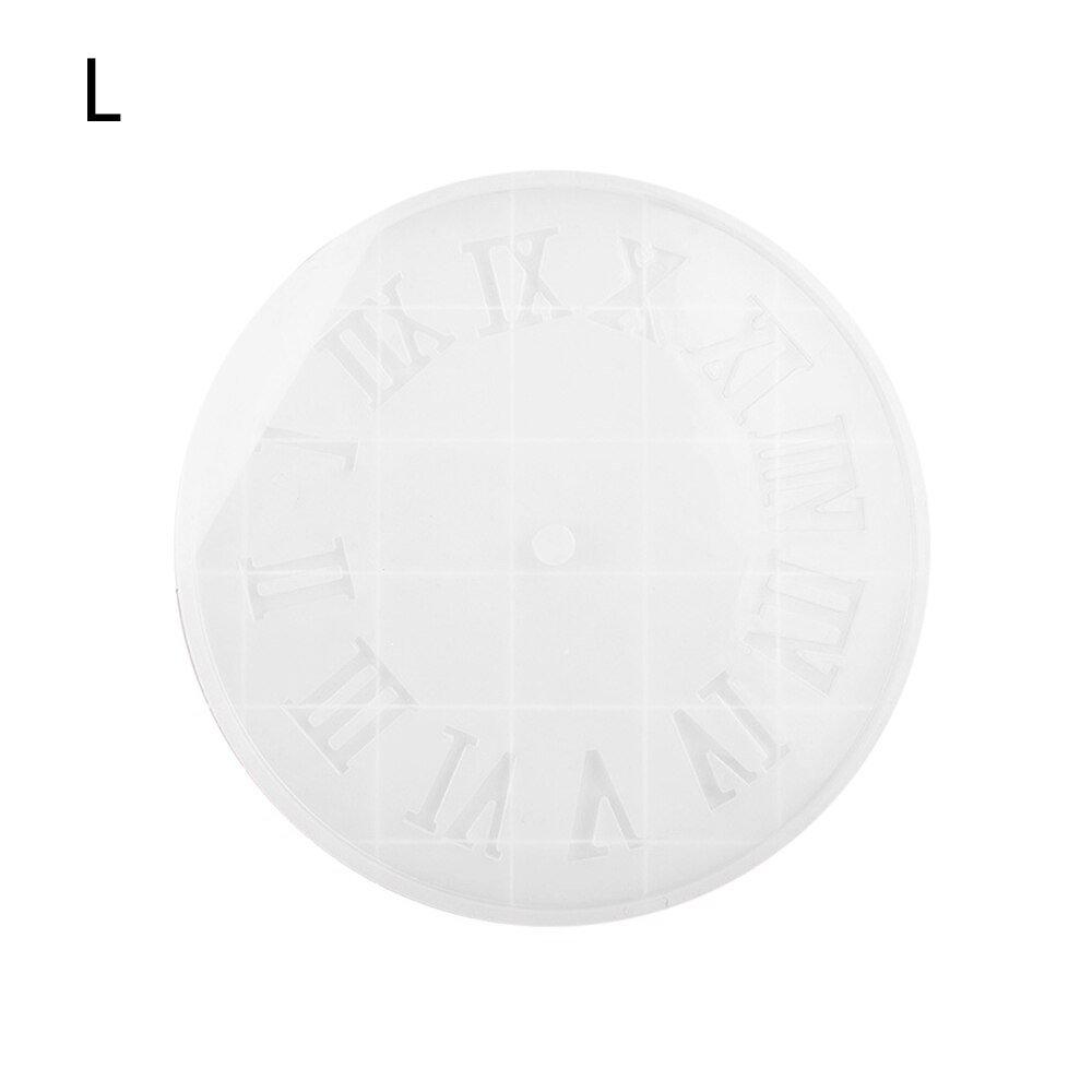 Cement Beton Siliconen Mal Diy Ambachtelijke Klok Maken Klei Gips Klei Cement Klok Mould Tool Voor Thuis Leveringen: q1