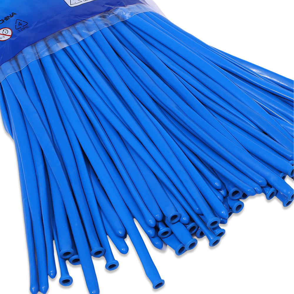 Kit de ballons magiques colorés, 100 pièces, longs ballons en Latex pour attacher des animaux, fête d'anniversaire, mariage, , jouets pour enfants,: Saphir profond
