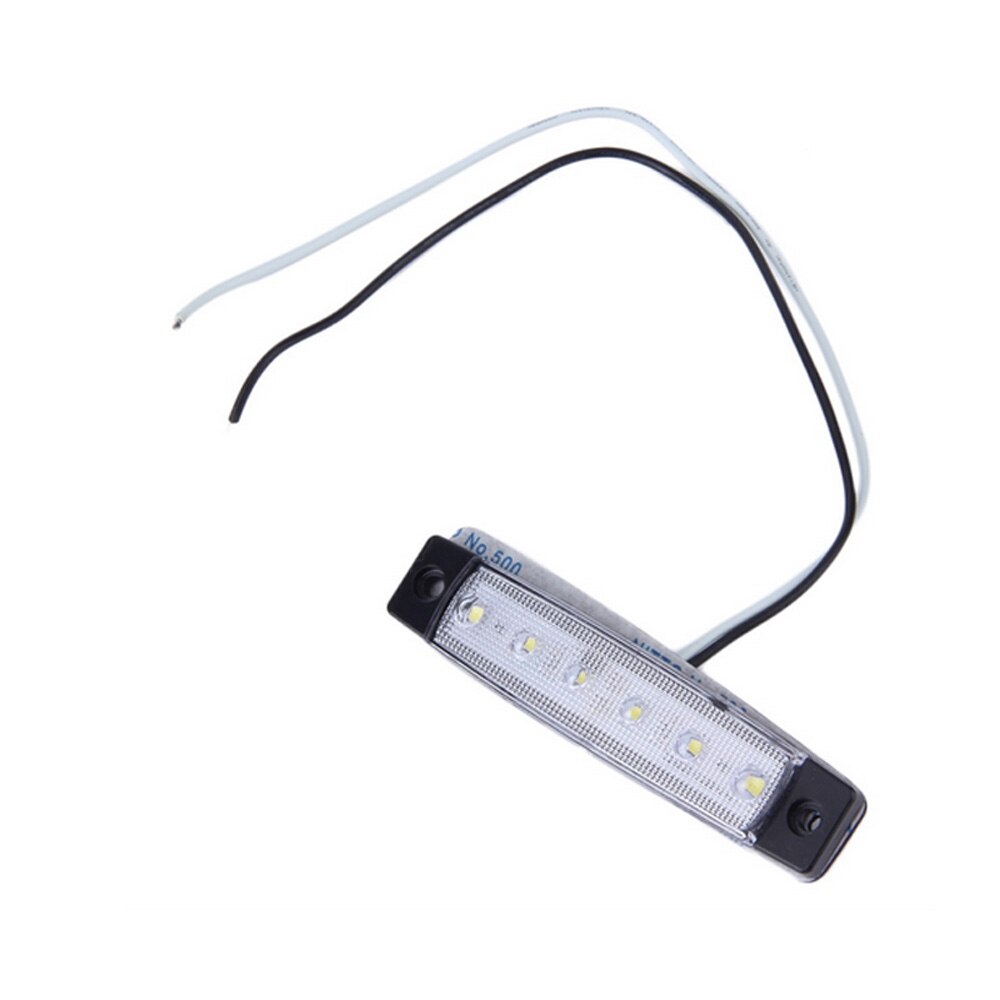 Trailers bar lys overlegen belysning marine grade 12 volt stor hvid led