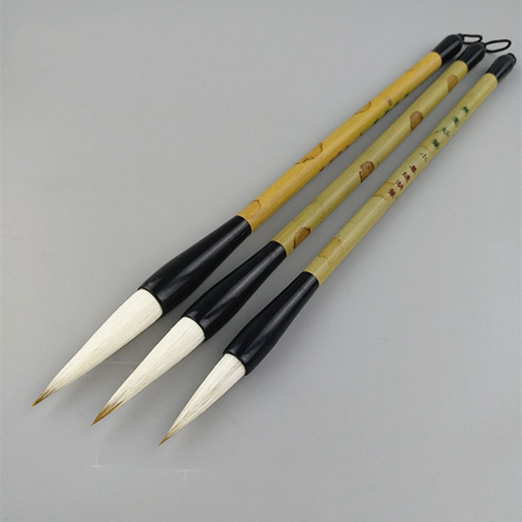 Pinceau sumi-e de calligraphie chinoise, 3 pièces, Jian Hao, pinceau de peinture chinoise, stylo de pratique d&#39;encre, Tinta, débutant en calligraphie chinoise