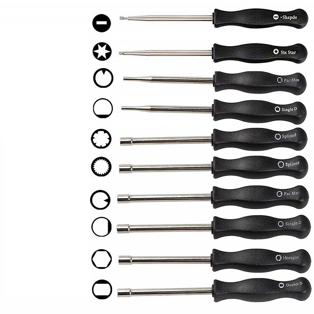 Destornilladores de ajuste de carburador, herramientas manuales, casquillo hexagonal individual D doble D para motor pequeño común de 2 ciclos, 1 Uds.